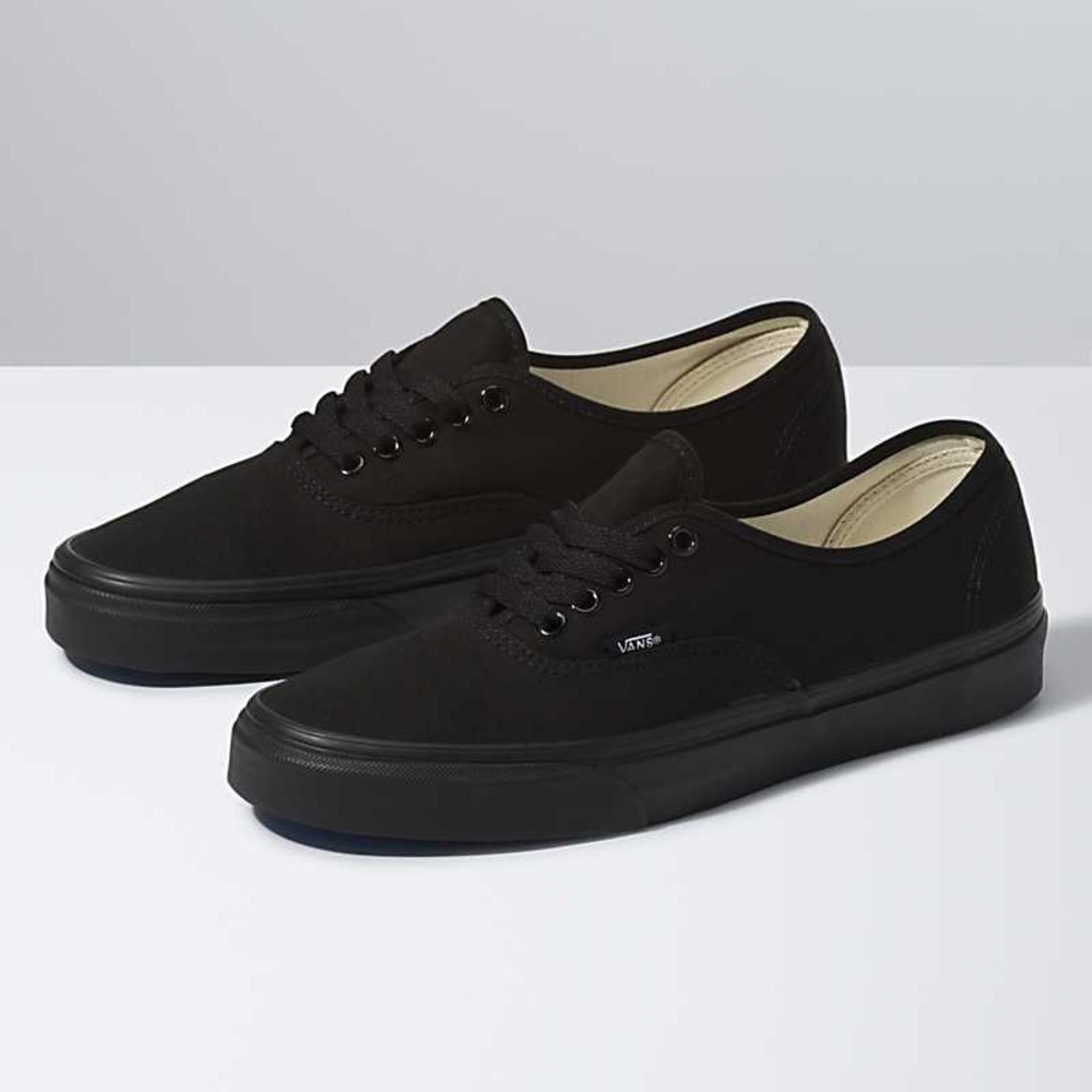 Vans Authentic Black / Black — W9.5 / M8
